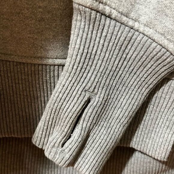 ATHLETA Funnel Neck Pullover Sweatshirt Light Gray Women’s Size XS - Picture 4 of 6